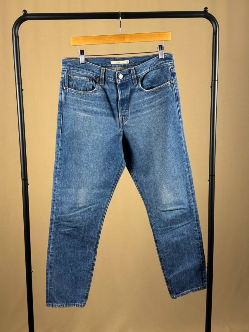 Levi’s Premium Wedgie Jeans Women’s W30 Blue Big E Button Fly Straight Leg